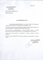 Referencja od firmy UNIVEG