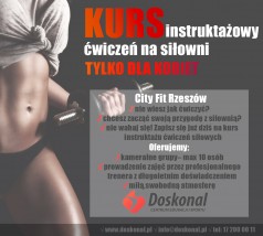 Kurs Instruktażowy ćwiczeń na siłowni - Doskonal - centrum edukacji i sportu Rzeszów