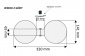 Mogilno mlinke sidemount - OBEJMY NA BUTLE 140 MM