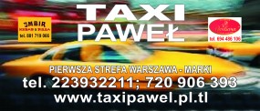 Przewóz osób taxi - PAWEŁ - Taxi Marki Marki