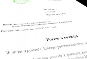 Pomoc prawna w sprawach o rozwód - Kancelaria Adwokacka NASZ PRAWNIK Toruń