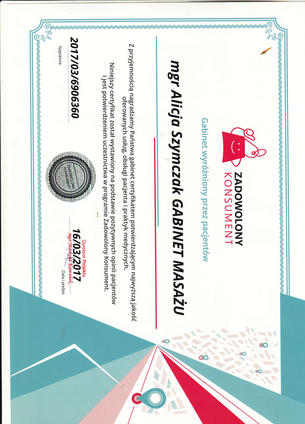 Referencja od firmy Uczestnictwo w programie Zadowolony Konsument