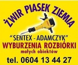 Remonty dróg gruntowych - Wyburzenia Rozbiórki Kruszywa Budowlane SENTEX Olsztyn