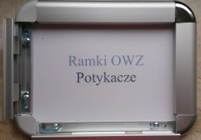 Rama zatrzaskowa - plakatowa - EXPODESIGN Gabloty Puszczykowo