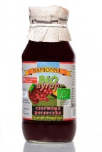 Ekologiczny syrop z czerwonej porzeczki - KAMIONNA Grzegorz Mucha Przetwórstwo owocowo - warzywne Kamionna