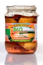 Ekologiczny kompot brzoskwiniowy - KAMIONNA Grzegorz Mucha Przetwórstwo owocowo - warzywne Kamionna