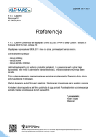 Referencja od firmy F.H.U. KLIMARO