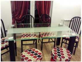 Stół z pasem piaskowanym - MARCIN ŁUGIEWICZ Nowe Miasto Lubawskie