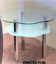 Szklany stolik kwiatek - MARCIN ŁUGIEWICZ Nowe Miasto Lubawskie