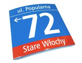 Tablice adresowe - Sklep drogowy ZNAGAR Warszawa
