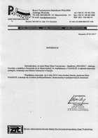 Referencja od firmy BT-H POLONIA