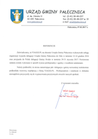 Referencja od firmy Urząd Gminy Pałecznica