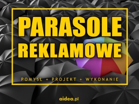 parasole reklamowe, parasole z nadrukiem - Aidea agencja reklamy Zielona Góra