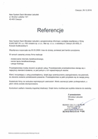Referencja od firmy New System Dach Mirosław Łabudek