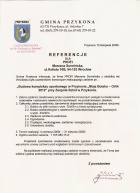 Referencja od firmy Gmina Przykona