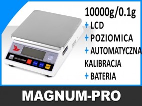 Waga laboratoryjna precyzyjna listowa 10kg - MAGNUM-PRO Poczesna