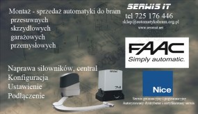 Faac - Nice automatyka do bram trójmiasto - Systemy Informatyczne i Teleinformatyczne Serwis IT Starogard Gdański