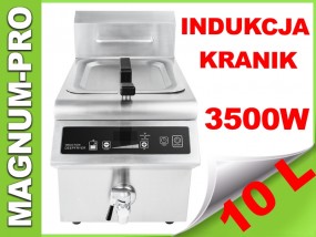 Frytownica na indukcję frytkownica indukcyjna kranik 10L - MAGNUM-PRO Poczesna