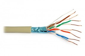 Kabel F/UTP Kat 5e 200 MHz LSOH - Szary - 305m - karton Madex - EuroSerwis Andrzej Piłat Lublin