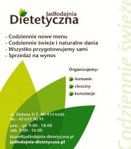 zdrowe jedzenie - Jadłodajnia Dietetyczna St. Musiał, A.Kaczmarek, Z. Kaczmarek Łódź