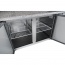 stoły chłodnicze Stół chłodniczy 200x80cm granit nadstawa lodówka szuflady - Poczesna MAGNUM-PRO