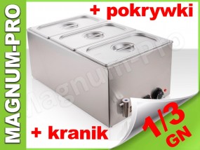 Bufet grzewczy Bain marie bemar 3x1/3 - MAGNUM-PRO Poczesna