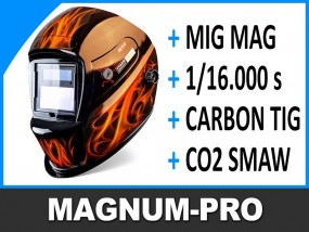 Automatyczna maska spawalnicza przyłbica filtry - MAGNUM-PRO Poczesna