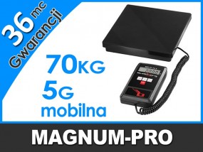 Mobilna waga magazynowa pocztowa walizka 70kg - MAGNUM-PRO Poczesna