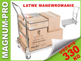 Platformowy wózek składany magazynowy transportowy - MAGNUM-PRO Poczesna