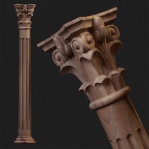 Kolumny drewniane ozdobne - KWASNYCARVINGS - ornamenty drewniane Jaworze