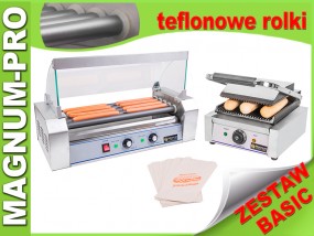 Podstawowy zestaw do robienia HOT DOGÓW grill+podgrzewacz - MAGNUM-PRO Poczesna