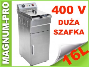 Frytkownica frytownica 16L z szafką na siłę 400V - MAGNUM-PRO Poczesna