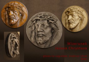 Galanteria nagrobna Chrystus w okręgu - ART - SEWI Sebastian Warszawa Białka