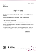 Referencja od firmy OSP Sękowa