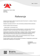 Referencja od firmy Ochotnicza Straż Pożarna w Białej 
