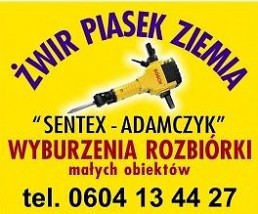 naprawa drug gruntowych budowa dróg z gruntu - Wyburzenia Rozbiórki Kruszywa Budowlane  SENTEX  Olsztyn