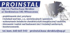 projekty - Proinstal Paulina Kusa- Skrobisz Włoszczowa