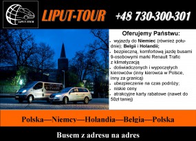 Przewóz osób - LIPUT-TOUR Adrian Liput Opole