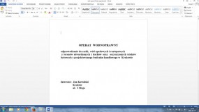 Operat wodnoprawny na wykonanie urządzeń wodnych - Biuro Projektowe - projektowanie sieci, instalacji sanitarnych i gazowych, operaty wodnoprawne, cer