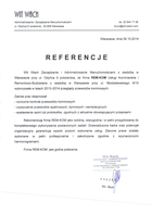Referencja od firmy WIT WACH