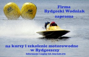 Praktyczna nauka prowadzenia łodzi motorowej - BYDGOSKI WODNIAK Bydgoszcz