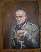Kopia obrazu   Wojciecha Kossaka   Józef Piłsudski   - Malarstwo Artystyczne Andrzej Masianis Toruń