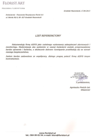 Referencja od firmy Florist Art