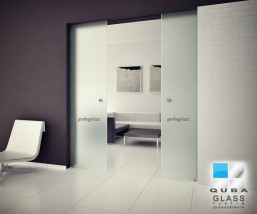 DRZWI SZKLANE W kasecie podwójne - Jakub Czyrnek Qubaglass Rabka-Zdrój