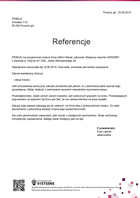 Referencja od firmy PRIMUS