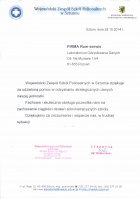 Referencja od firmy Wojewódzki Zespół Szkół Policealnych w Sztumie