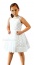 Sukienka dziewczęca ecru Sukienki dziecięce - Kielce DMDmoda wizytowa odzież dziecięca