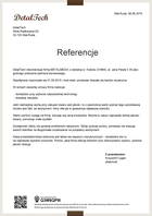 Referencja od firmy DetalTech