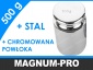 Odważnik wzorcowy do kalibracji wagi wzorzec masy 500g - MAGNUM-PRO Poczesna