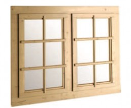 Okno dwuskrzydłowe - Interdrex Sp. z o.o. Bieszkowice